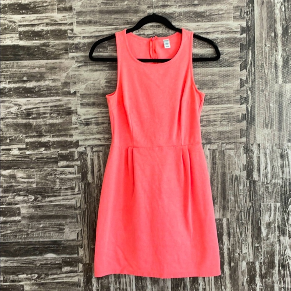 neon heather Pink Fitted Dress Small Petite